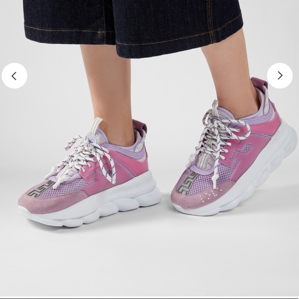 Versace Chain Reaction violet Sneaker